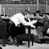 Zusammen mit Bruno Ganz spielte Sander (l.) 1971 an der Schaubühne am Halleschen Ufer in Berlin auch in Peter Handkes "Der Ritt über den Bodensee".