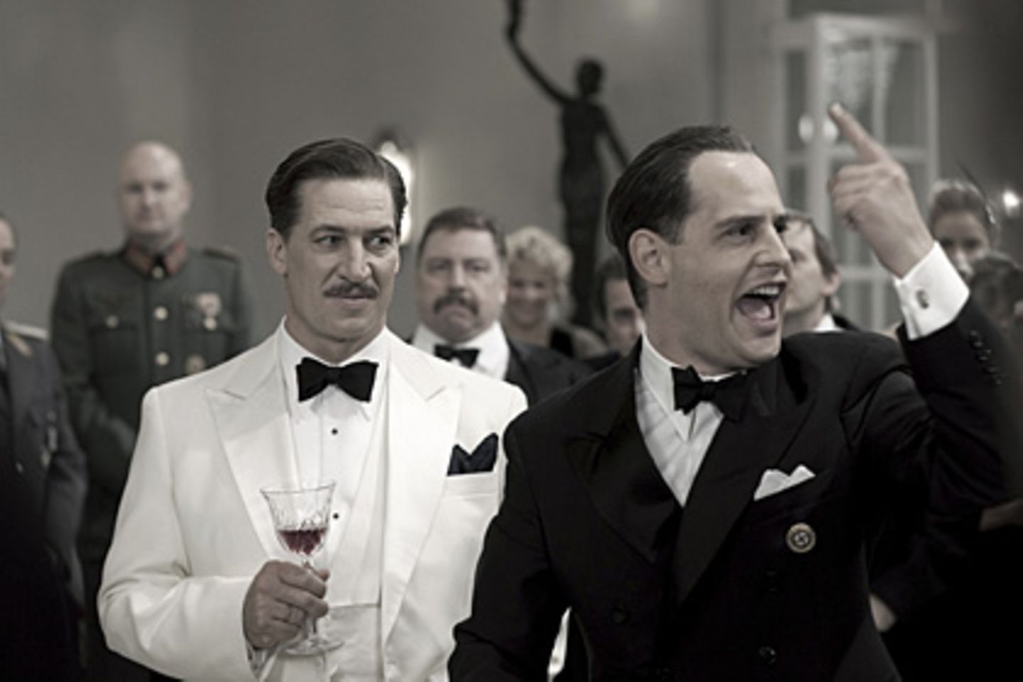 Tobias Moretti als Ferdinand Marian und Moritz Bleibtreu als Joseph Goebbels