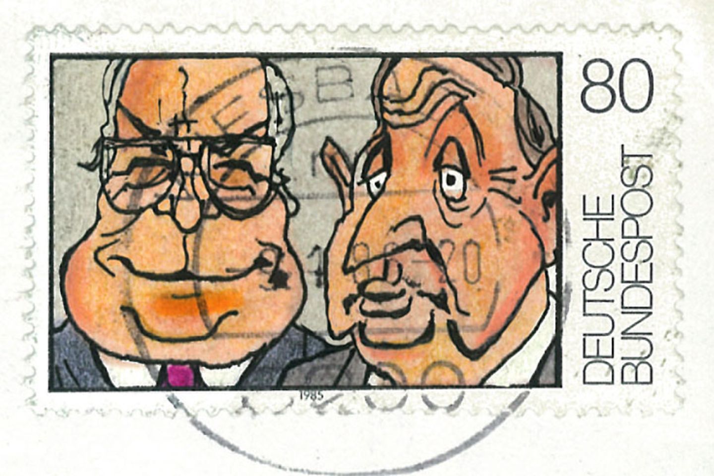 Grafikdesign mal anders: Von Kohl bis Reagan - die gefakten Briefmarken