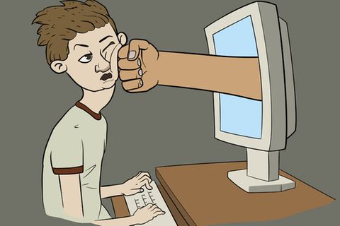 Trolle schlagen online mit Worten zu. Auf welche Weise, hängt davon ab, ob sie sich an Männer oder Frauen richten.