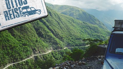 400 Kilometer am, steilen Berghang entlang: Die Yungas-Straße in Bolivien gilt als gefährlichste Straße der Welt.