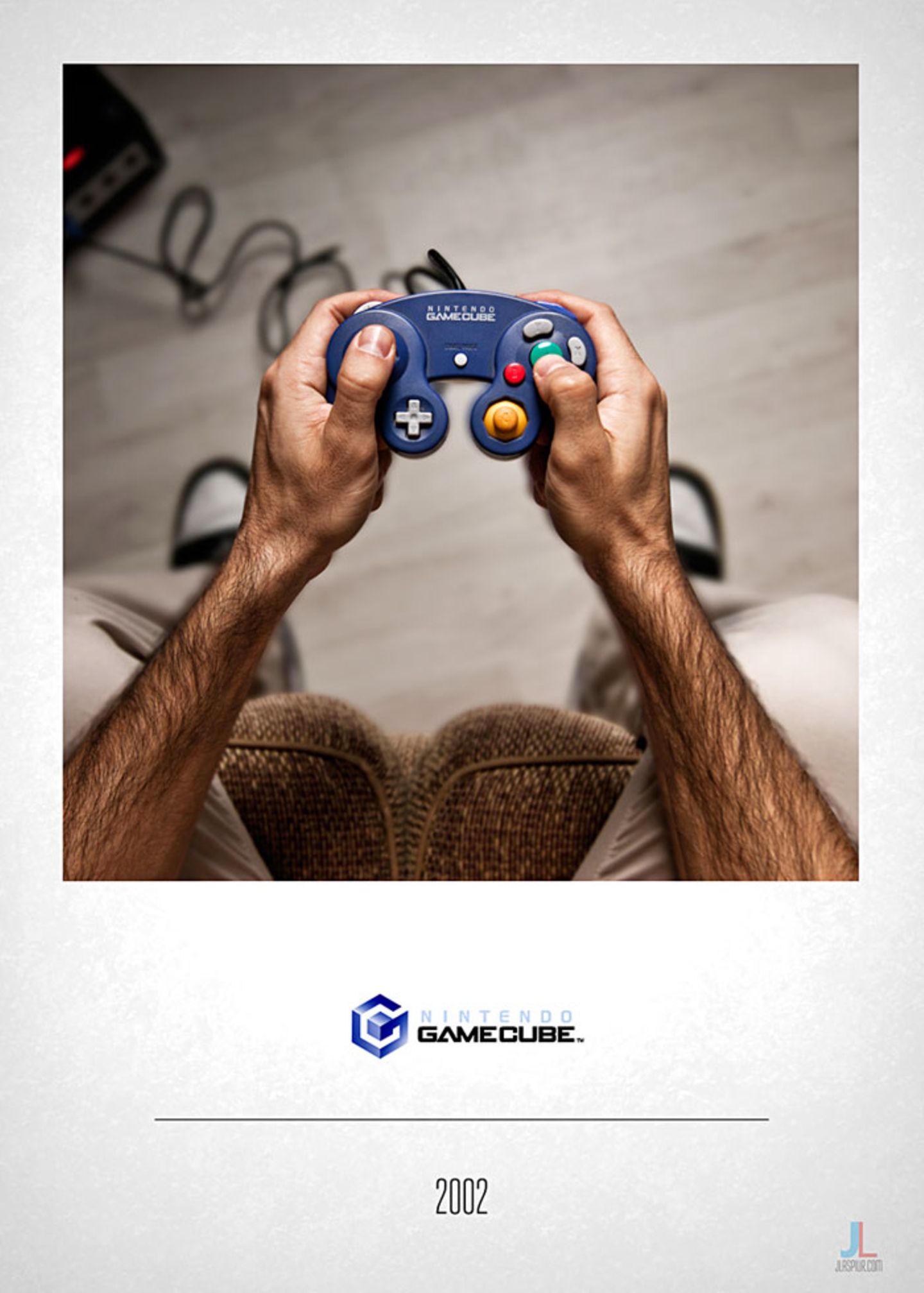 Buntes Etwas: Mit dem Gamecube versuchte Nintendo ganz klar sich von der dunklen, ernsteren Konkurrenz von Sony abzuheben - auch beim Controller.