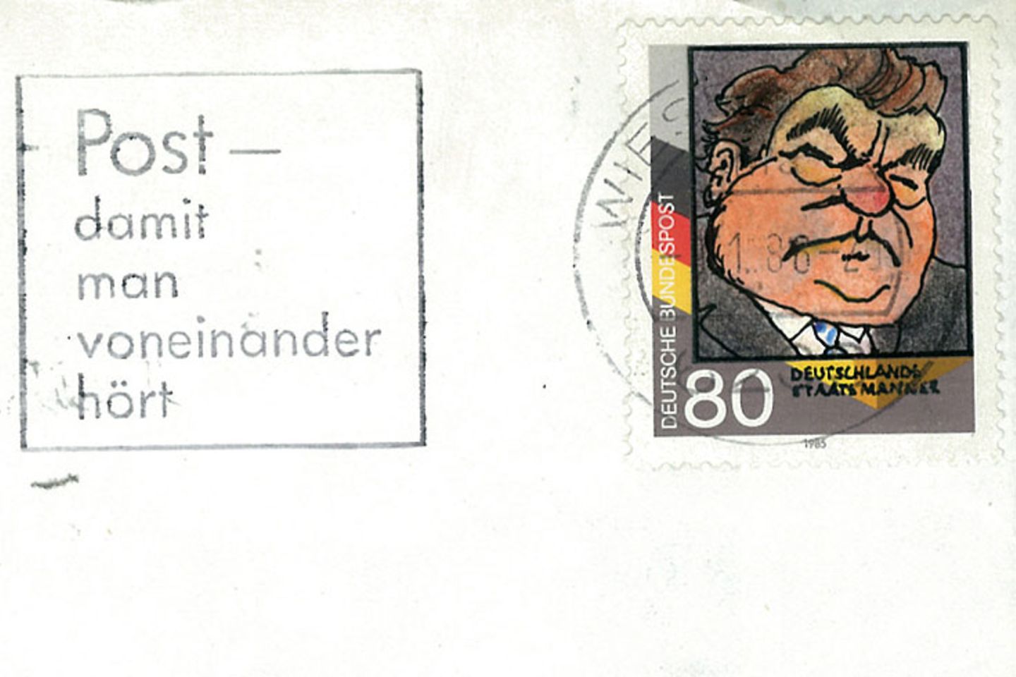 Grafikdesign mal anders: Von Kohl bis Reagan - die gefakten Briefmarken