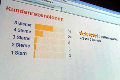 Haufenweise gute Bewertungen: das bewegt viele Kunden von Online-Shops zum Kauf.