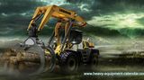 Den festen Griff beherrscht der Liebherr L 580 LogHandler. Der kann 8,5 Tonnen Holz schwungvoll in die Klaue nehmen.