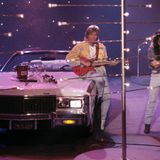 Auftritt im Oktober 1986 in der ZDF-Show zum 25-jährigen Bestehen des "World Wildlife Fund" in der Sporthalle in Köln.