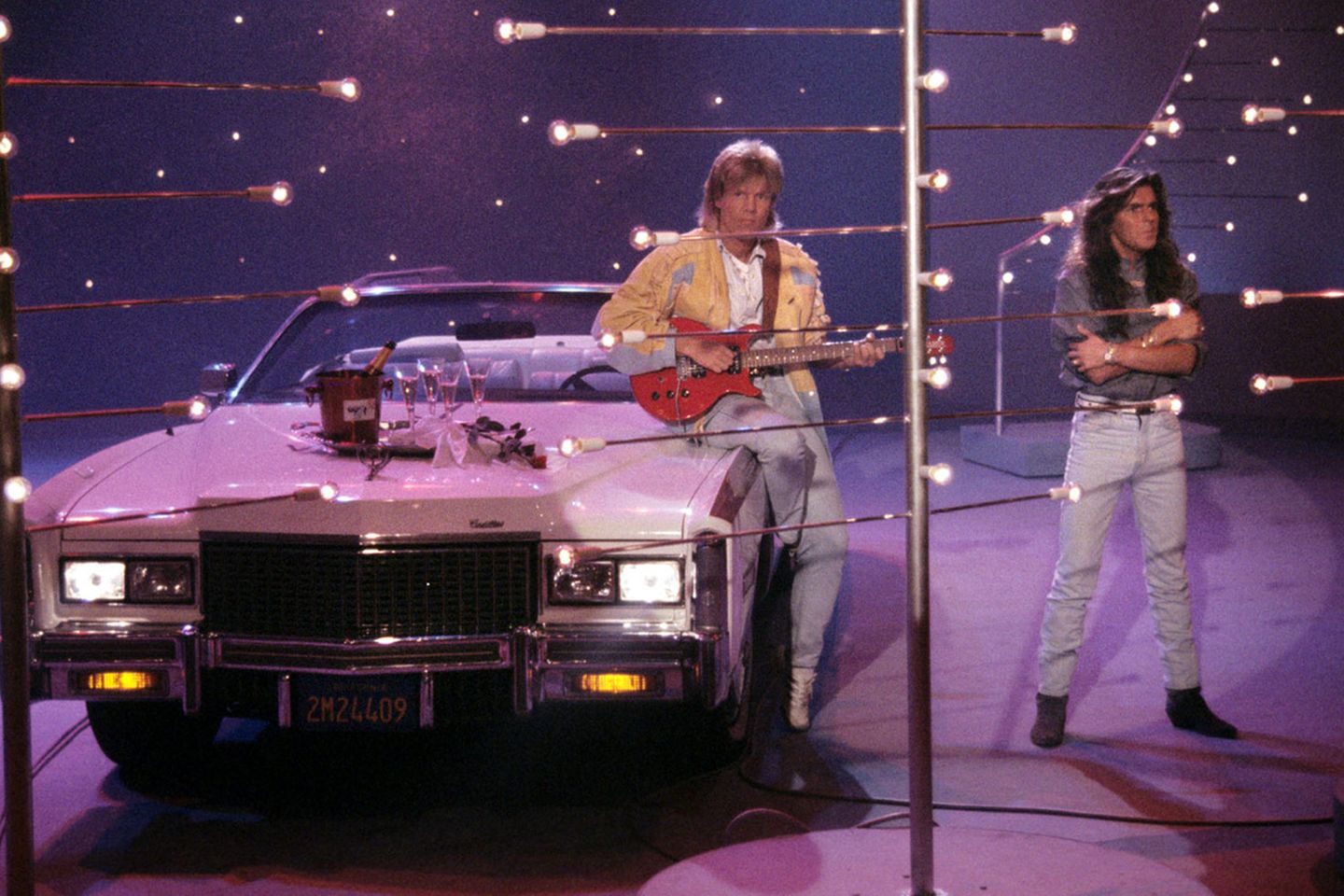 Auftritt im Oktober 1986 in der ZDF-Show zum 25-jährigen Bestehen des "World Wildlife Fund" in der Sporthalle in Köln.