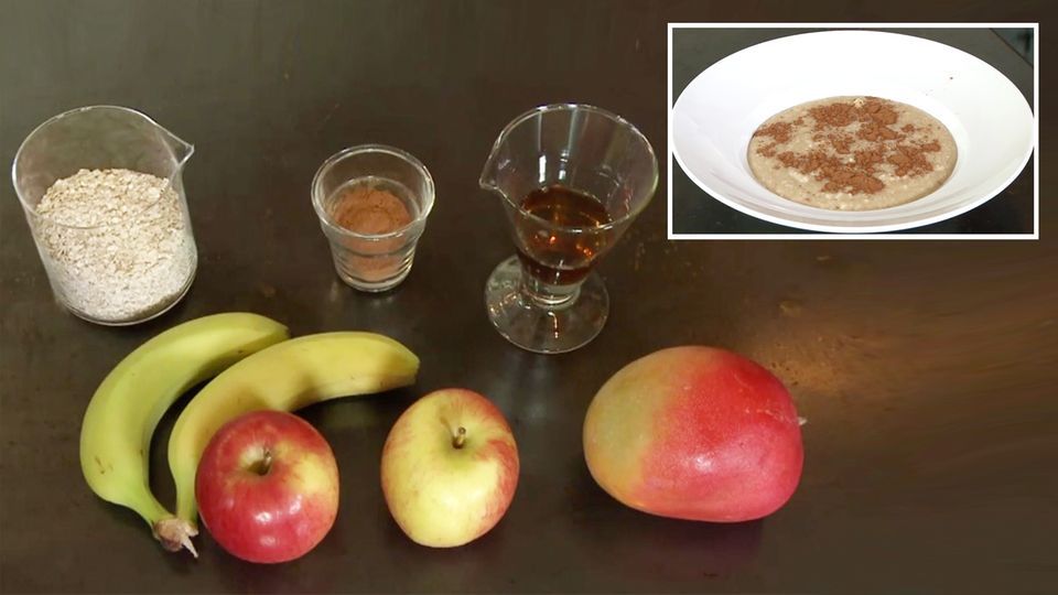 Rezept Apfel-Banane-Mango-Porridge: Der leckere Start in den Tag