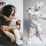 Immer wieder arrangiert Sorrenti die Szenen so, dass sich seine Models in einem nicht-erotischen Kontext präsentieren. Weder Lauren Hutton (2005) noch Guinevere Van Seenus (2010) wecken beim Betrachter Gelüste.