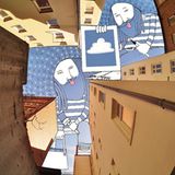 Dem Himmel über Berlin widmete sich Wim Wenders in einem hinreißenden Film. Bei Thomas Lamadieu ist er: bewölkt.  Die Facebook-Seite von Roots Art