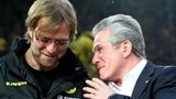 Nach den Bayern ging es für Heynckes zu Bayer Leverkusen - für zwei Spielzeiten. Er traf zwischen 2009 und 2011 auch schon auf Dortmunds Trainer Jürgen Klopp.