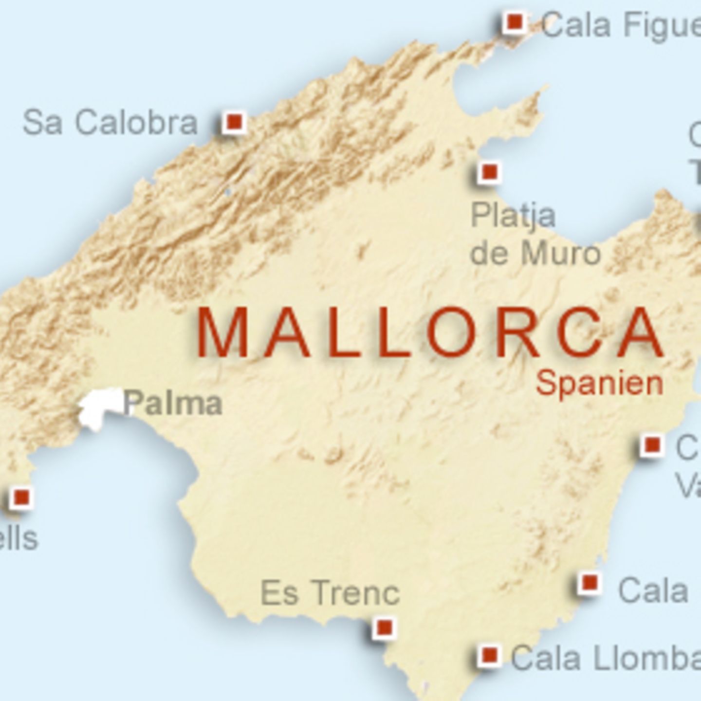 Mallorca fkk karte strand FKK Nordsee
