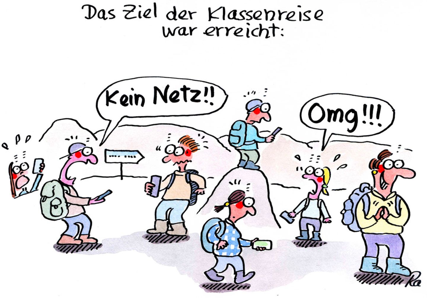 Renate Alf Cartoons zum Thema Schule STERN.de