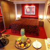 Nur 249 der 1259 Kabinen sind Innenkabinen. Die Standardtyp ist zwischen 18 und 33 Quadratmeter groß und verfügt über einen kleinen Balkon