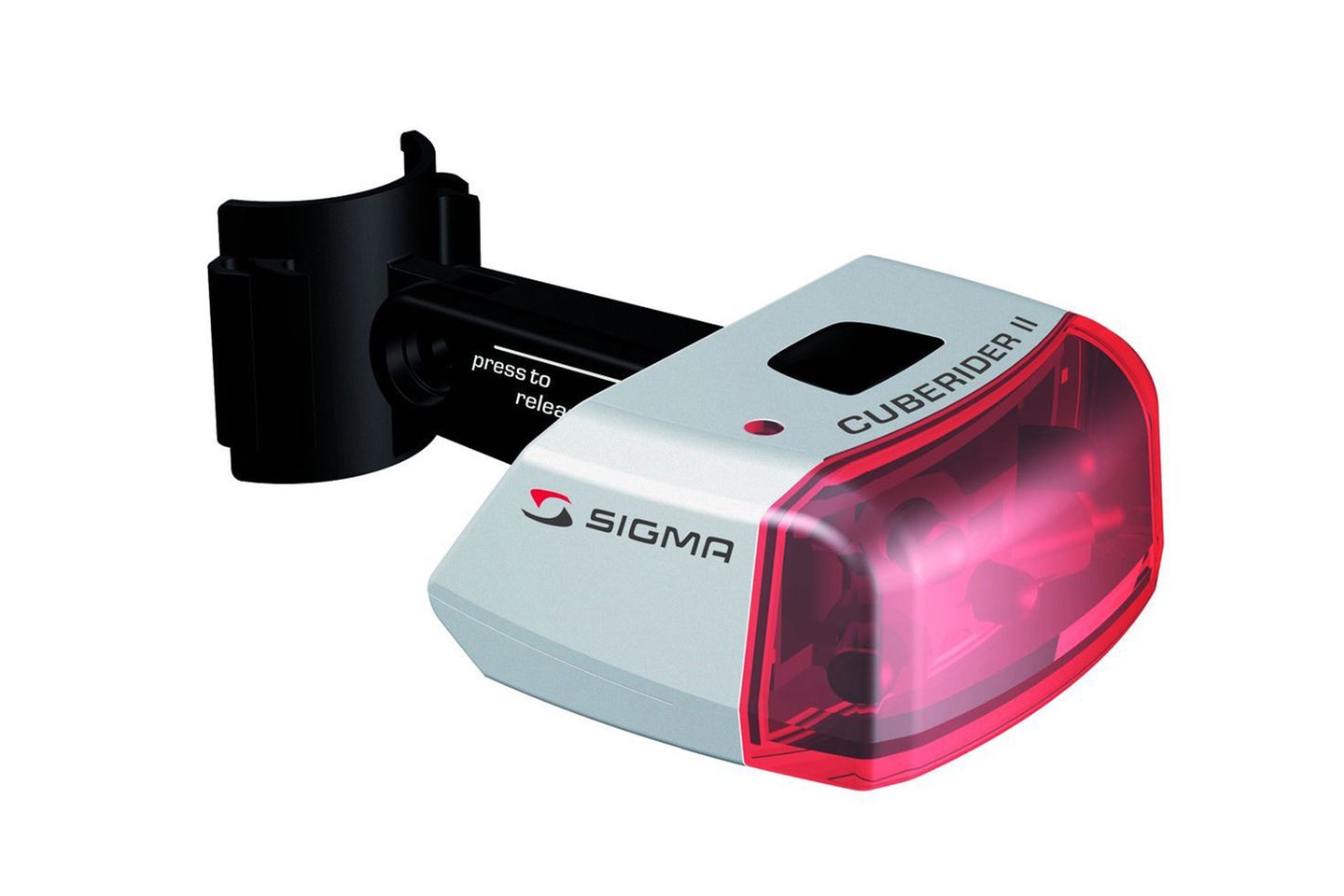 Fahrradrücklichter, akkubetrieben: Platz 2  Das Sigma Cuberide II erreicht auch die Note "Gut" und kostet nur 13 Euro.