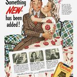 Zigaretten machen sexy. So sah man es in den 40er Jahren und noch lange später. Und so stellt es auch die Werbung für Old Gold Cigarettes aus dem Jahr 1941 dar.