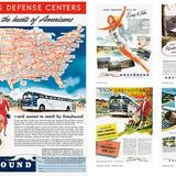 Weitaus ungefährlicher ist da die Reise mit dem Greyhound. Das Busunternehmen gibt es noch heute.