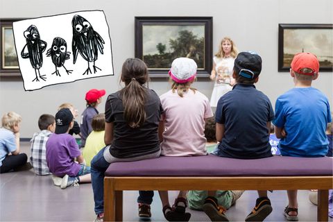 Die Kunsthalle Hamburg bietet Führungen für Kinder an. Vielleicht eine bessere Variante als der sonntägliche Museumsbesuch mit Papa.