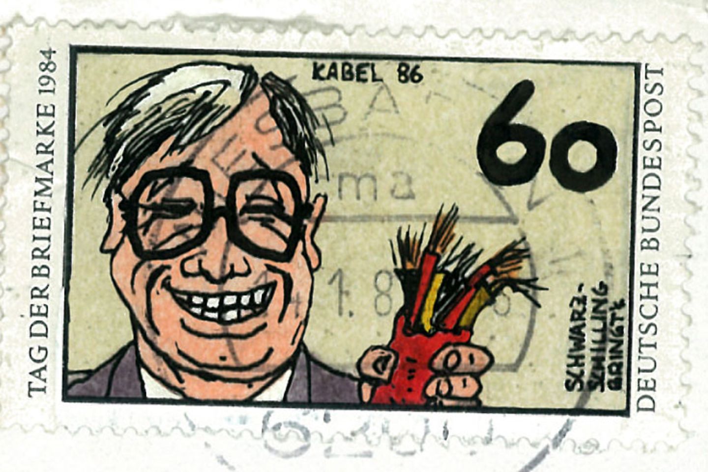 Grafikdesign mal anders: Von Kohl bis Reagan - die gefakten Briefmarken