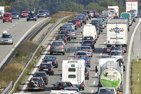 Auf der A8 München-Salzburg: Nadelöhr Irschenberg