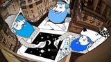 Sieht so der Himmel über Hamburg aus? Wenn der Illustrator und Fotograf Thomas Lamadieu seine Hände im Spiel hat, lautet die Antwort: ja. Seit einiger Zeit befasst er sich der Franzose mit einem ganz besonderen Projekt: der Serie "Sky Art". Dabei fotografiert er dabei in großen Städten Häuserschluchten vom Boden aus - und übermalt den Himmel mit handgezeichneten Illustrationen. Zuletzt waren seine Bilder in einer Ausstellung in Hong Kong zu sehen.  Homepage von Thomas Lamadieu  Die Facebook-Seite von Roots Art
