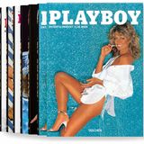 Der Bildband Hugh Hefner's Playboy ist im Taschen-Verlag erschienen. Hardcover mit 25 Ausklappern, 6 Bände in einer Box, 1910 Seiten   