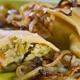 Geheimversteck aus Teig: Schwäbische Maultaschen mit Fleisch- und Brätfüllung und Zwiebeln. Es gibt sie aber auch vegetarisch mit Spinat. Das mochten die Mönche wohl nicht?