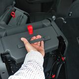 ...oder ganz ausbauen sowie um 25 Zentimeter in Längsrichtung verschieben