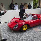 Stolz präsentieren die Teilnehmer auf dem Concorso ihre Autos