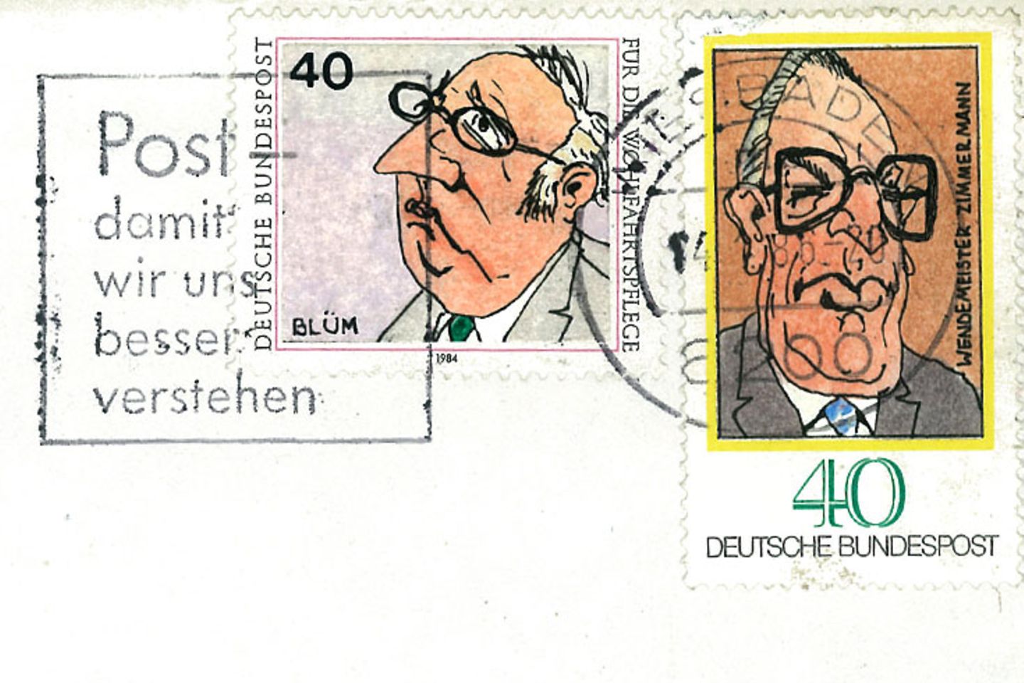 Grafikdesign mal anders: Von Kohl bis Reagan - die gefakten Briefmarken