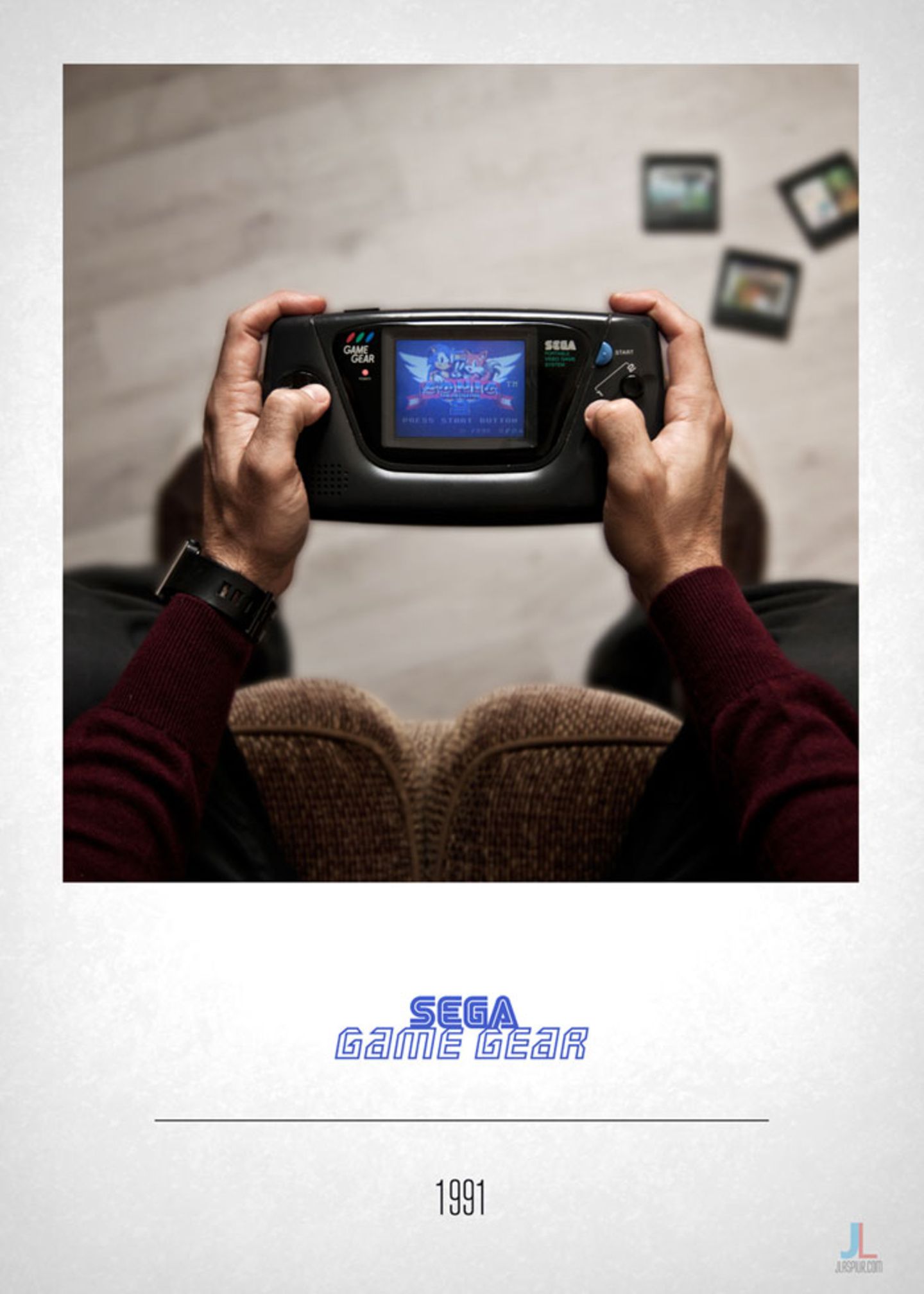 Großer Kasten, kleiner Bildschirm: Mit dem Game Gear wollte Sega dem Gameboy von Nintendo Konkurrenz machen - ohne Erfolg.