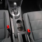 Die Rücksitze lassen sich mit ein paar Handgriffen umklappen...