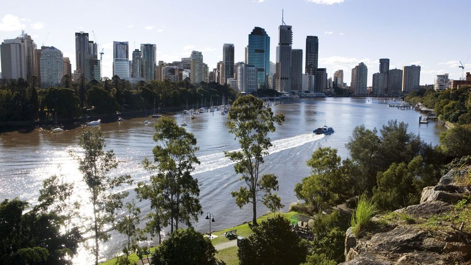Nur wenige Meter vom Esquire entfernt fließt der Brisbane River - und bietet wunderbare Aussichten auf die Stadt.
