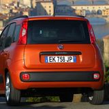 Das steile Heck macht den Panda zum Raumriesen - wenn man bereit ist, ihn bis zum Dach zu beladen