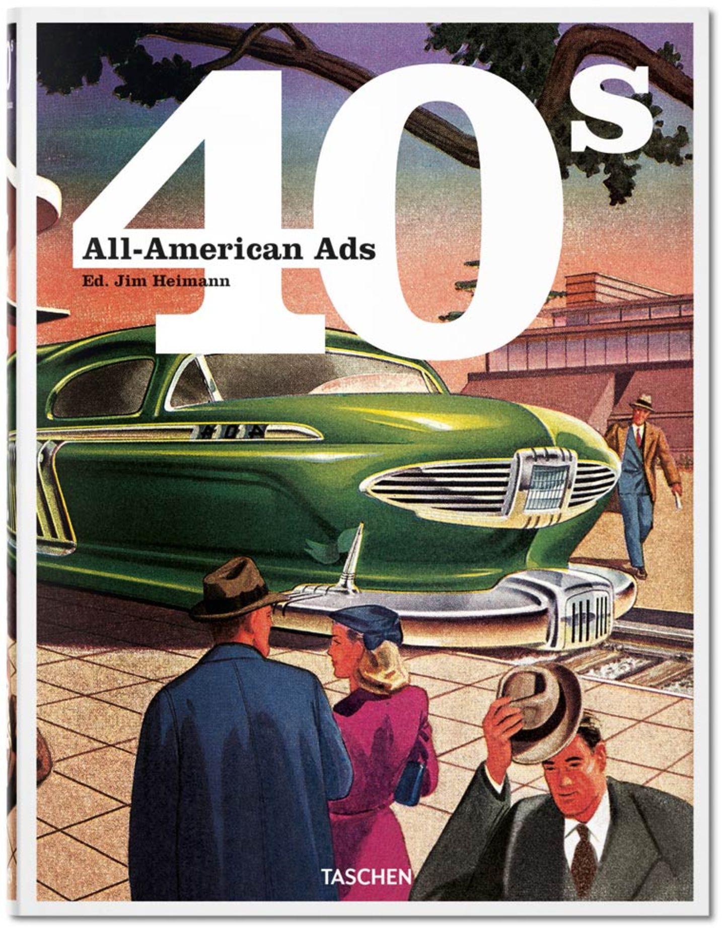 "All-American Ads of the 40s" ist im Taschen Verlag erschienen, hat 704 Seiten und kostet 30 Euro