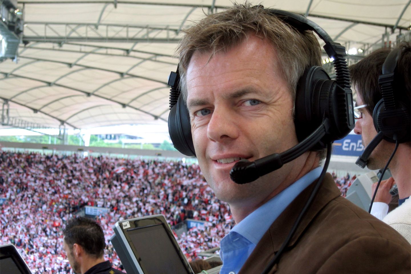 Tom Bartels durfte das WM-Finale zwischen Deutschland und Argentinien kommentieren