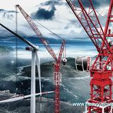 Umweltbewusste Arbeiten sind die Spezialität des Wolffkran 700B. Er kann Windkraftanlagen in schwindelerregenden Höhen errichten und hebt 80 Tonnen schwere Bauteile bis auf 150 Meter Höhe. Der Spezialkran ist extra für den Bau von Windkraftanlagen konzipiert.