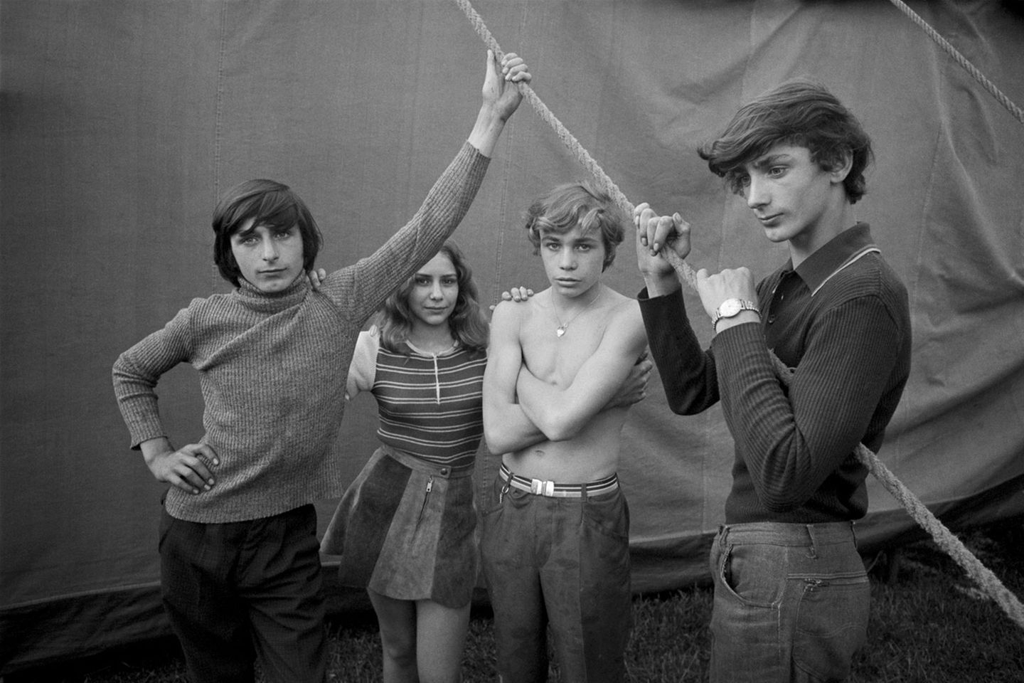 Ute Mahler: Zirkus Hein, Aue, 1973. Die Serie entstand im Rahmen von Mahlers Diplomarbeit an der Hochschule für Grafik und Buchkunst in Leipzig. "Die Leute, die im Zirkus gearbeitet haben, waren ständig unterwegs, heute hier, morgen da. Das war Abenteuer, Freiheit – ein Thema, das sehr für mich steht", sagt Ute Mahler.