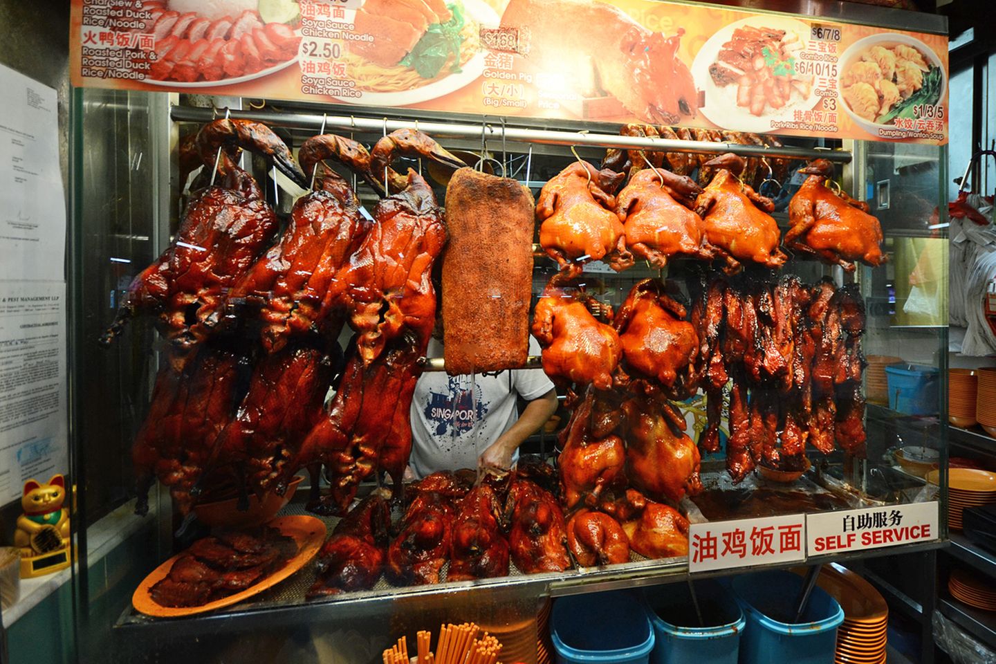 Citytrip nach Südostasien: Singapur geht durch den Magen Ob Gourmet-Tempel oder einfache Garküche, in dieser Stadt duftet es an fast jeder Straßenecke nach leckerem Essen. Und die Küche in diesem Food-Mekka ist so vielfältig wie ihre Bewohner. Die Einheimischen probieren gerne neue Gerichte aus, fahren zum Essen nach Little India oder Chinatown, wo die Auswahl in den sogenannten Hawker Centres riesig ist - und die Preise günstig sind. Singapur geht durch den Magen Ob Gourmet-Tempel oder einfache Garküche, in dieser Stadt duftet es an fast jeder Straßenecke nach leckerem Essen. Und die Küche in diesem Food-Mekka ist so vielfältig wie ihre Bewohner. Die Einheimischen probieren gerne neue Gerichte aus, fahren zum Essen nach Little India oder Chinatown, wo die Auswahl in den sogenannten Hawker Centres riesig ist - und die Preise günstig sind.