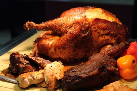 Das Wichtigste an Thanksgiving ist das gemeinsame Essen und der Hauptdarsteller "Turkey", denn ohne den Vogel wäre es kein richtiges Fest.