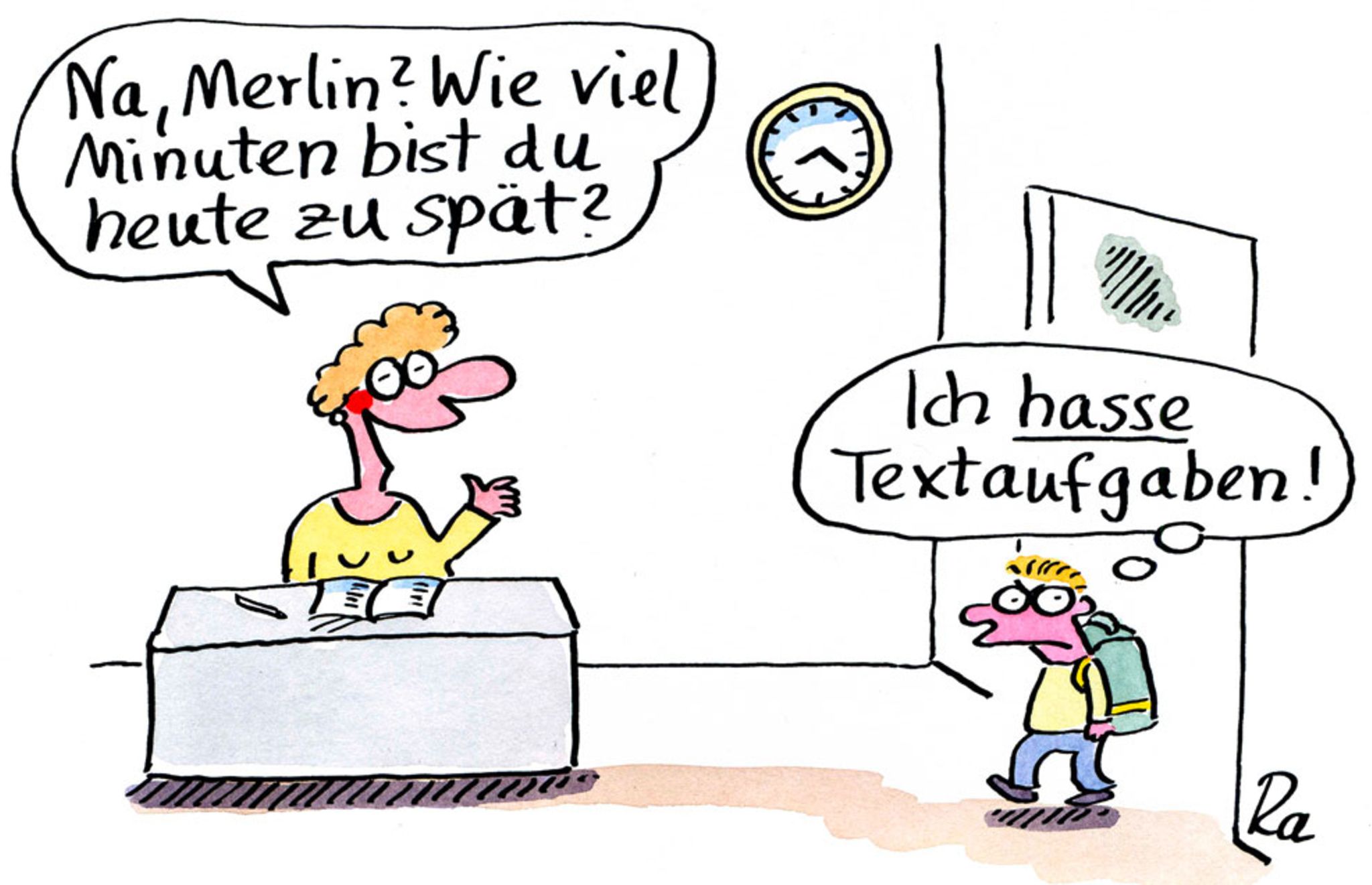 Renate Alf Cartoons zum Thema Schule STERN.de