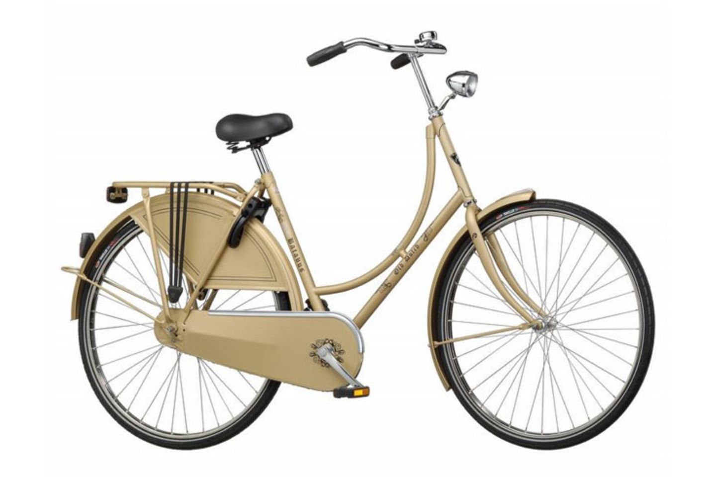Hollandrad - Unkaputtbarer Klassiker - ohne sportliche Ambitionen   Beispiel  Marke: Batavus   Typ: Old Dutch   Preis: ab 499 Euro  Auf einem Hollandrad sitzt man aufrecht und blickt offen und neugierig in die Welt. Hollandräder sind haltbar und bequem. Aufgrund ihrer Konstruktion eignen sie sich eher fürs flache Land. Ausgerüstet mit einer guten Schaltung, kommt man in der Ebene flott voran. Zudem ist die aufrechte Haltung bequem, sie verhindert aber zuverlässig jede Karriere als Bergziege.  Der Rahmen hat sich über die Jahre wenig verändert. Das Kennzeichen ist ein gleichschenkliges "V", auf das ein gebogenes und hochgezogenes Rohr geschweißt ist. Der Lenker ist gekrümmt und so ausbalanciert, dass man auf einem Hollandrad freihändig durch die Welt düsen kann, außerdem muss man sich nicht vorbeugen. Die Sättel sind traditionsgemäß aus Leder und gut gefedert. Eine der Vorzüge des Hollandrades für den Alltagsradler: Die Kette liegt hinter einer kompletten Verkleidung verborgen, so geraten Hosenbeine nicht an das schmierige Kettenfett.  Hollandräder sind optimale Kurzstrecken- und Stadtfahrräder und verlieren bei guter Verarbeitung und Pflege selten an Wert. Nachteil: Für einen Transport sind sie sehr sperrig und auch sehr schwer.  Plus: Solide, gutmütig, alltagstauglich   Minus: Schwer, unhandlich zu transportieren, unsportlich   Tipp: Ob Hollandrad oder nicht, wer Straßenkleidung auf dem Rad trägt, sollte Wert auf einen geschlossenen Kettenkasten legen.