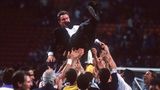Bei Real Madrid erlebte Heynckes, der in Spanien von allen nur "Don Jupp" genannt wird, einen seiner größten Triumphe: den Gewinn der Champions League 1998. Hier lässt ihn die Mannschaft hochleben.