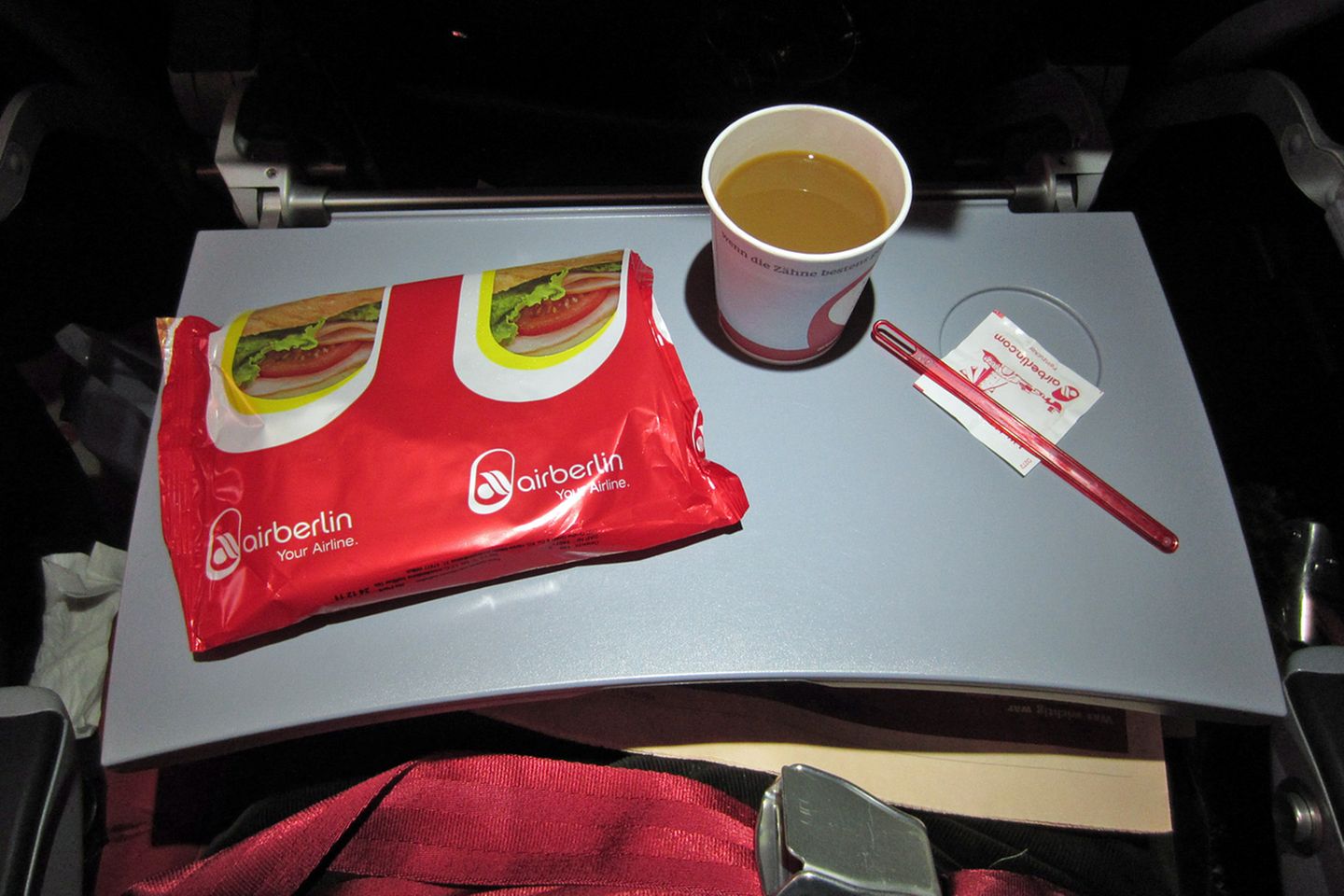 Air Berlin, Economy Class: Flug Barcelona - Berlin