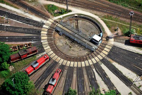 Fotos aus neuem Bildband: So sehen Deutschlands Bahngleise von oben aus