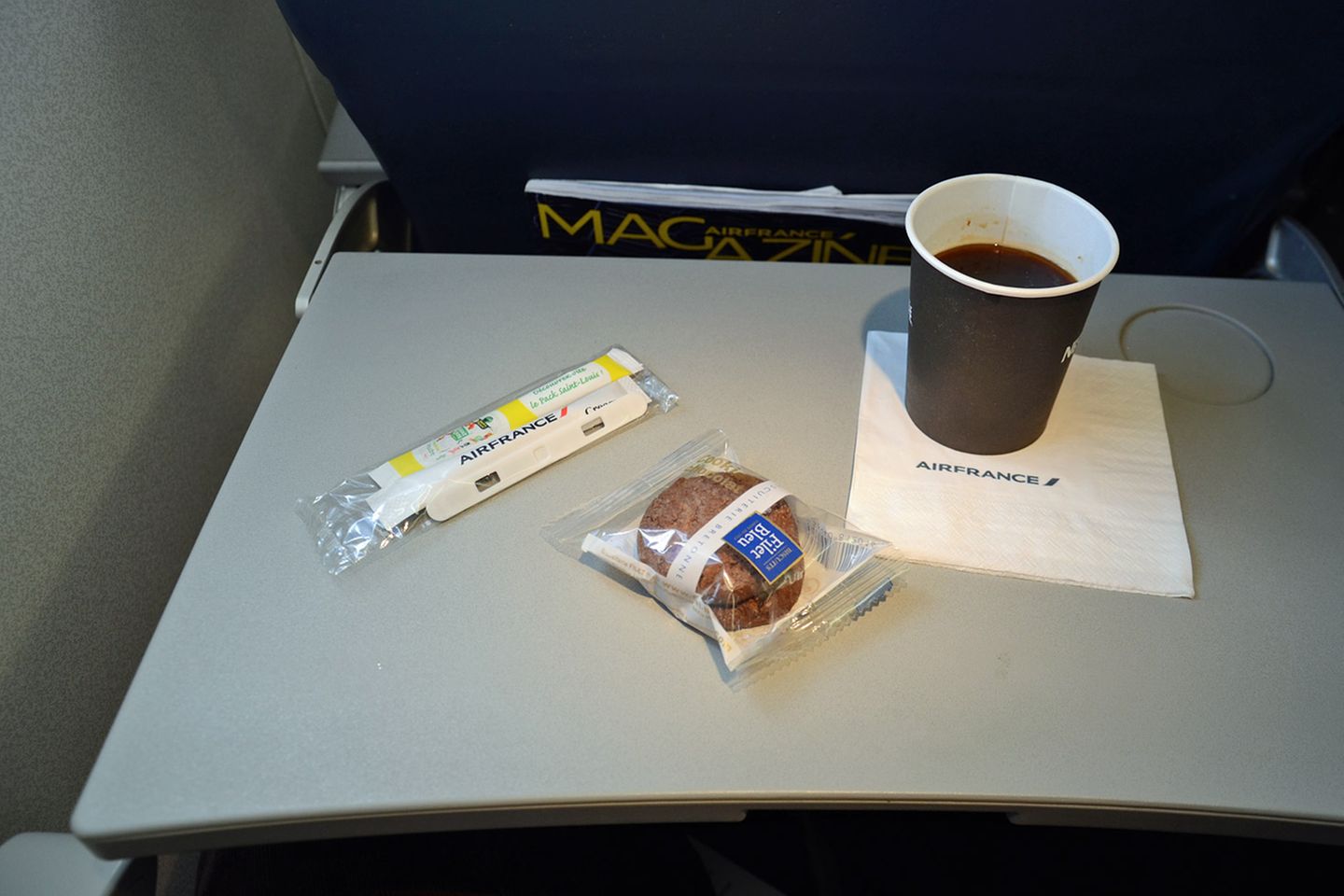 Air France, Economy Class: Flug Amsterdam - Nantes