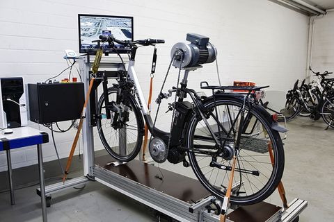 Viele Räder zerbrachen beim Belastungstest
