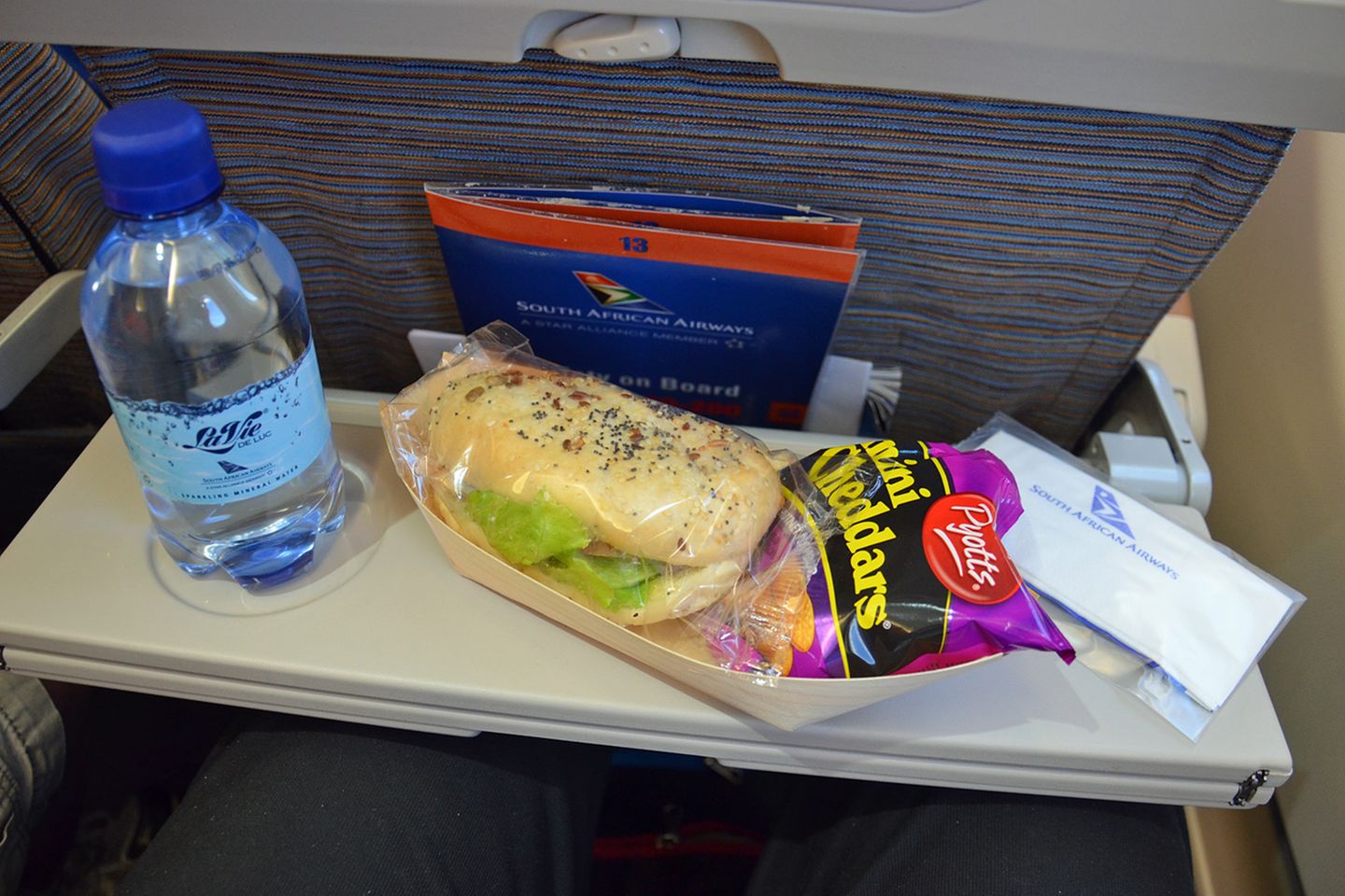 South African Airways, Economy Class: Flug Kapstadt - Johannesburg
