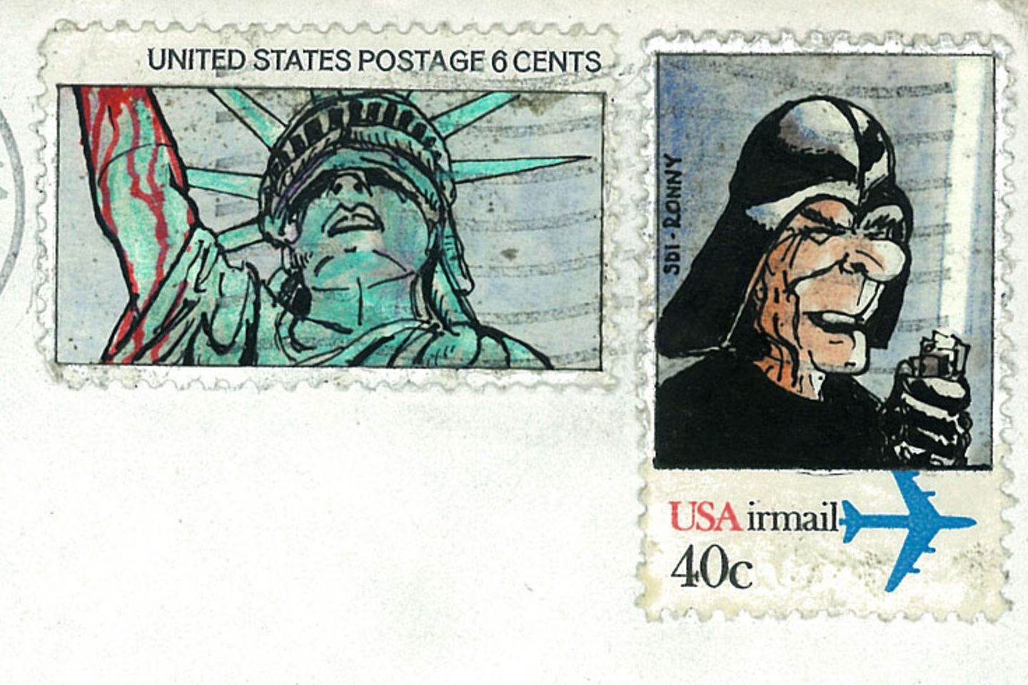 Grafikdesign mal anders: Von Kohl bis Reagan - die gefakten Briefmarken