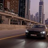 Erprobungsfahrt mit abgeklebtem Erlkönig